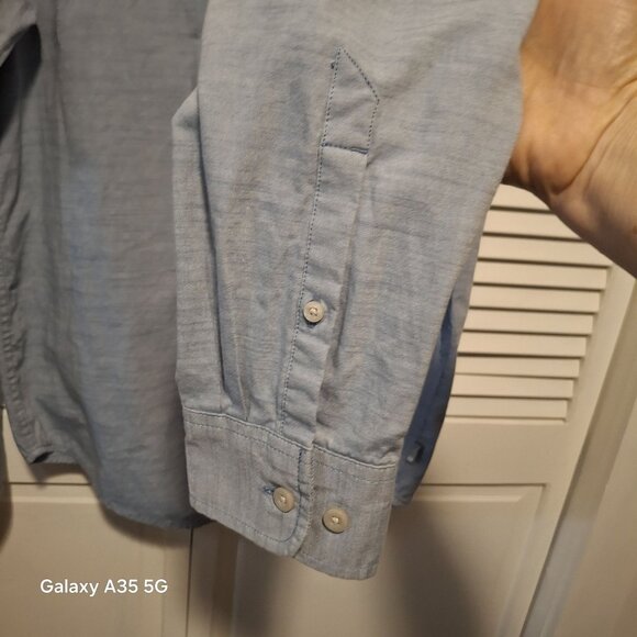 The North Face Mens Light Blue Button-Up Shirt M Preppy Classic Outdoor Office - Picture 4 of 8